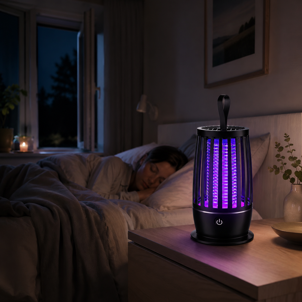 Hyönteislamppu 2-in-1 UV-valolla & yövalolla